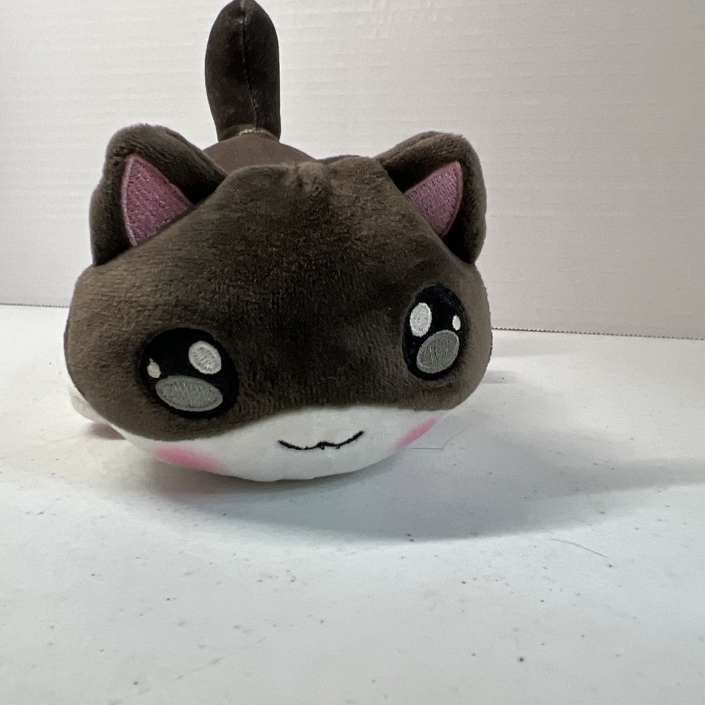 Aphmau Meemeows Mystery Plush Toy Litter Series 1 Johnny Cat 6" Brown White